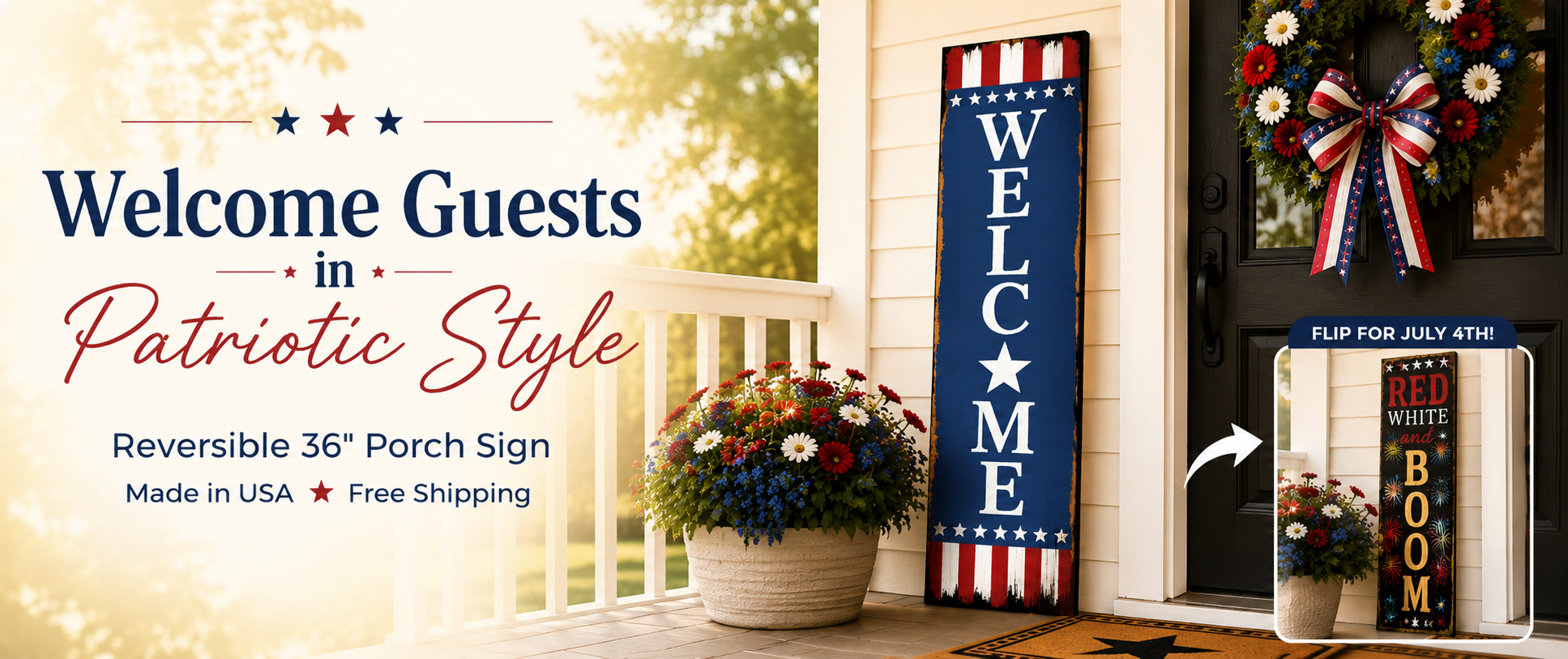 Patiotic Sign Promo